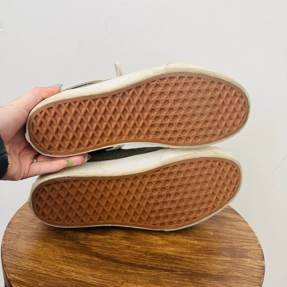 Vans Old Skool Grape Leaf True White Platform Suede Sneakers Women’s Size 9 - Picture 7 of 9